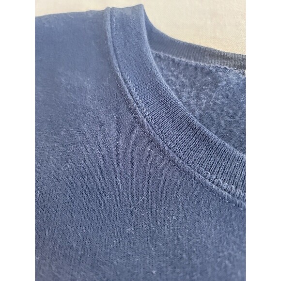 Grunt Apparel Sweatshirt Mens L Navy Blue Eagle Banner Seal Patriotic VTG Y2K - Picture 4 of 13